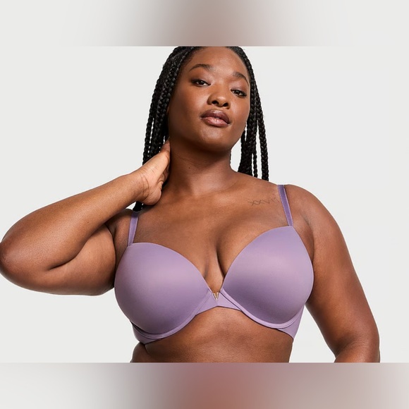 🆕 VICTORIA’S SECRET VS LOVE CLOUD PUSH-UP PLUNGE BRA PURPLE 38D - Picture 3 of 10